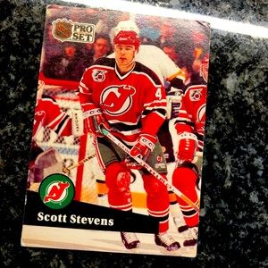 Scott Stevens Pro Set 1991 #423 hockey card!!!